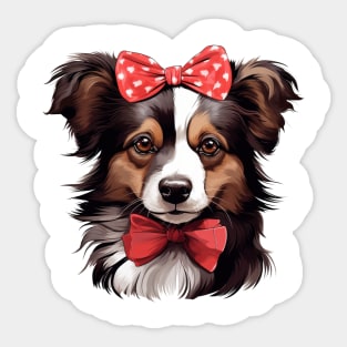 Fancy Shetland Sheepdog Sticker